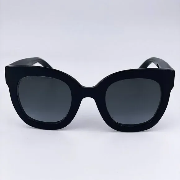 NEW GucciGG0208S 001 Black Gray Mirrored Gradient